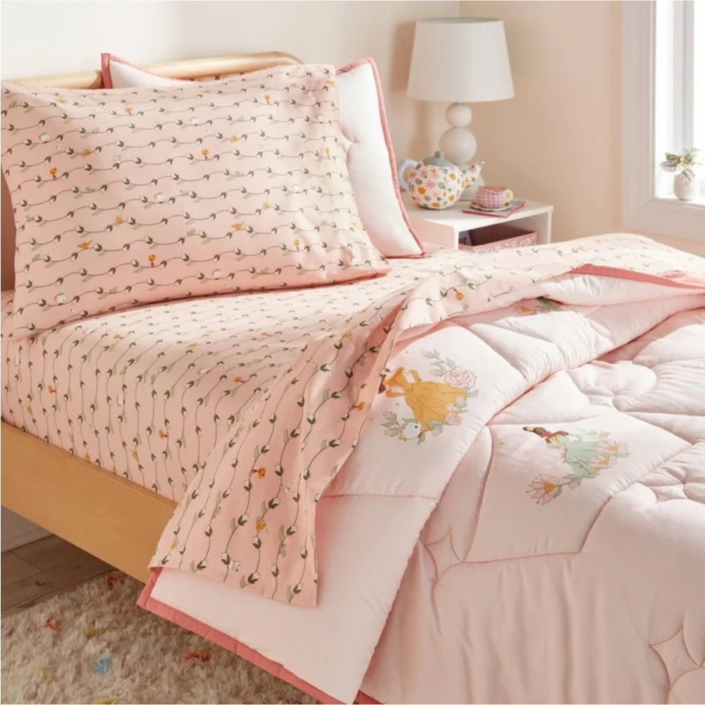Queen Princess Tulip Vine Sheet Set - The Disney Collection by Pillowfort